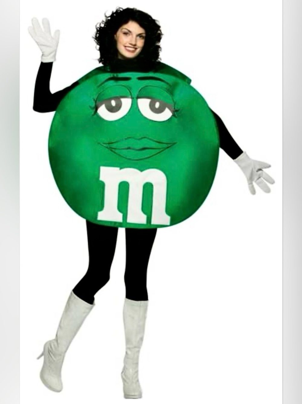 Rasta Imposta M&M Green Character Costume One Size Fits Most Adult Unisex